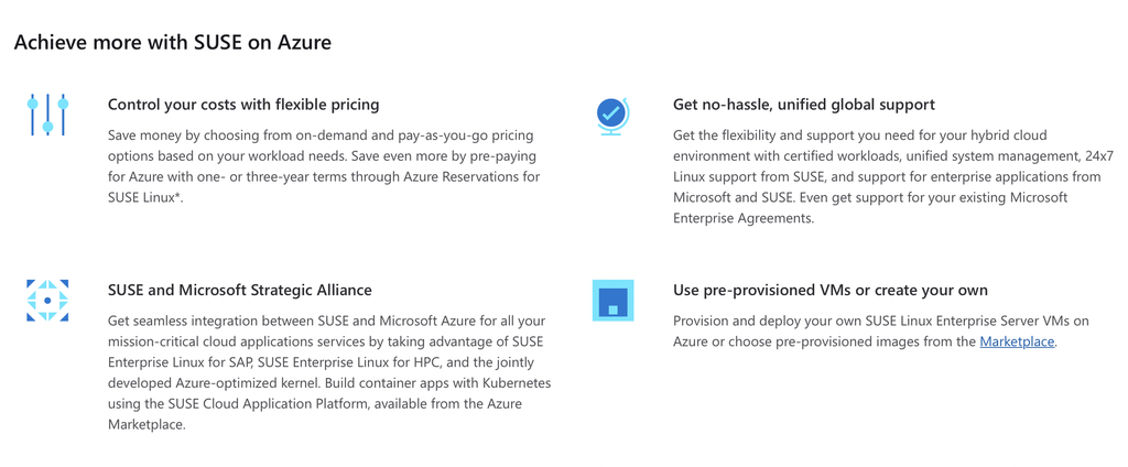 Azure SUSE Linux Enterprise Server Priority 6 vCPU VM (1 Year)