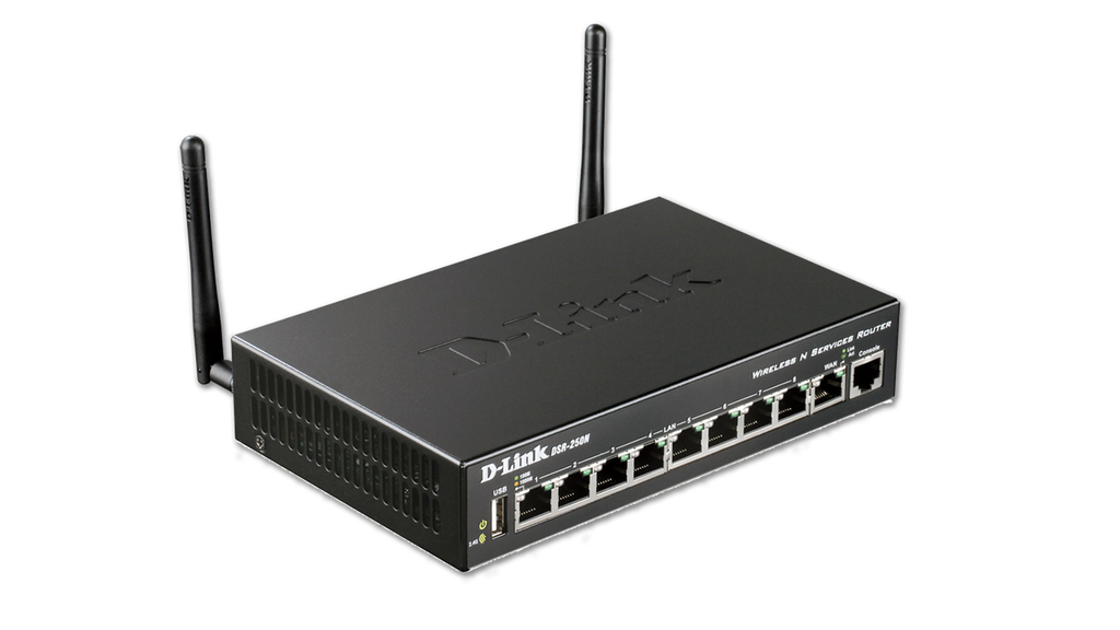 D-Link DSR-250N Unified Service Router 8-port GE